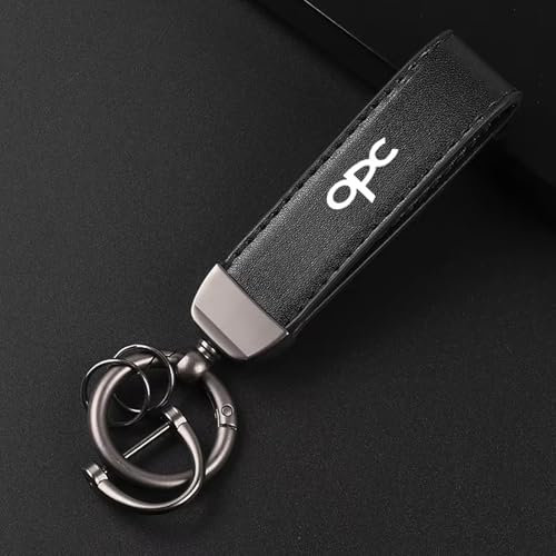 MNGKIQC 1 Stück Auto Schlüsselanhänger, für Opel OPC Schlüsselring Auto SchlüSselanhänger Keychain Geschenk Zubehör,A