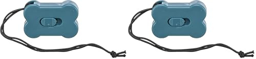 TRIXIE Basic Clicker - Click-Ton einstellbar - mit Elastikband - Kunststoff/Metall - Diverse Farben - zufällige Auswahl - 2289 (Packung mit 2)