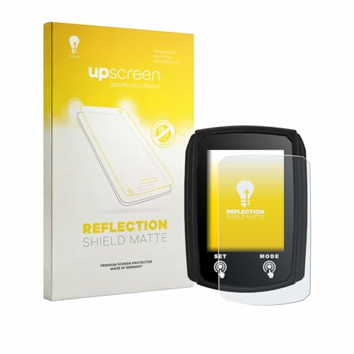 upscreen Entspiegelungs-Schutzfolie für JZK Bike Computer Displayschutz-Folie Matt [Anti-Reflex, Anti-Fingerprint]
