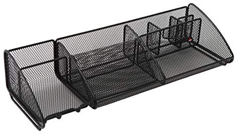 ALBA Stifteköcher ´MESHBOARD´, Drahtmetall, 9-Fächer schwarz, Sie erhalten 1 Packung