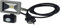 ChiliTec Außenstrahler 10 Watt mit Bewegungsmelder IP44 Wetterfest 923 Lumen 4000K Wandhalter einstellbar mit 1,5m Kabel anschlussfertig Grau