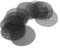 Mumusuki 10PCS Jardinería Maceta Agujero Malla Mat Pad Planta Macetas Bonsai Rejilla Inferior Mat Maceta Malla(10 cm / 3.9in)