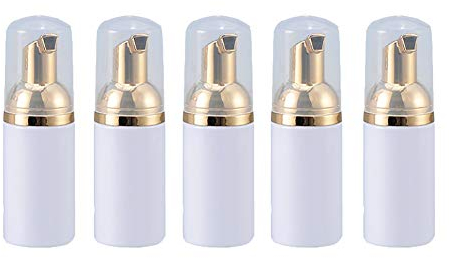 FSSTUD 5 Stück Plastik Schaumspender Seifenspender Sprühflasche Pumpflasche Spenderflasche Flasche für Kosmetik 30ml