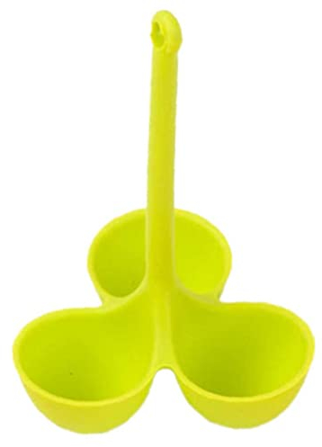 Ericetion 3 Holes Egg Holder Silicone Egg Cup Boiler Egg Tray Kitchen Gadgets Stand for Kitchen Boiled Eggs Breakfast
