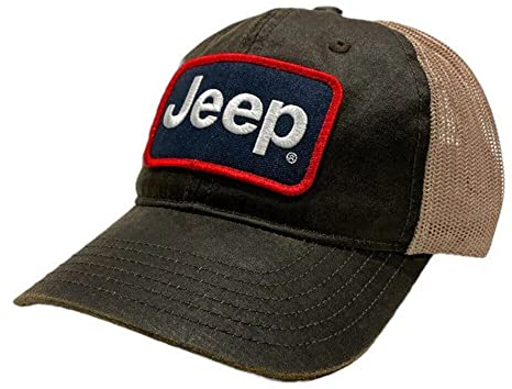 Jeep Beschichteter Chino-Twill-Patch-Hut mit robuster, aufbereiteter Optik, Braun/Khaki, Braun/Khaki, Einheitsgröße