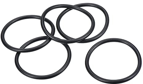 PATIKIL 20 Stück Dichtungsringe O-Ringe Gummidichtung 80mm AD 70mm ID 5mm Dicke Nitrilgummi Unterlegscheibe Dichtungssatz Gummischeiben für Auto Klimaanlage Wasserhahn Rohr Schwarz