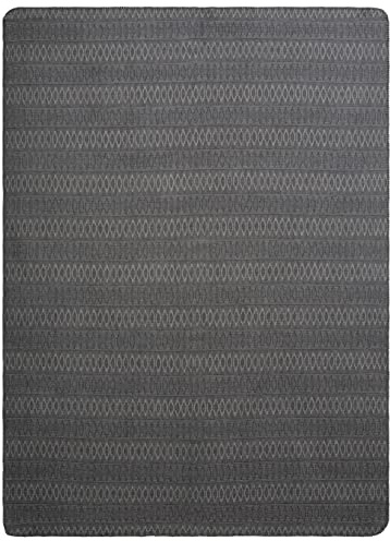 Villeroy & Boch Wohndecke Malindi Graphite, Sofa-Decke in 150x200 cm | Kuscheldecke aus Baumwollmischgewebe, Made in Germany, hochwertige Couchdecke mit grafischem Muster, OEKO-TEX Made in Green