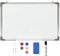 Tableau blanc magnétique effaçable à sec Blanc 50x35 cm Acier