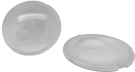 ERICAMBI®, Kit x2 Pezzi Plafoniera Tonda Illuminazione Diffusore Cappa Aspirante, Compatibile con Faber Franke, Dimensioni: ⌀ 63 (mm) Ricambio Originale 133.0016.972