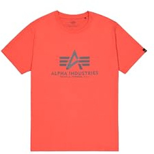 Alpha Industries Camiseta Basic para Hombre Radiant Red