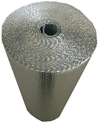 Thermofolie Fenster Gegen Hitze Isolierfolie Selbstklebend Isolierfolie Dämmfolie Aluminisierte Isolierfolie, für Böden,Dachböden,Garage,Fenster,Kälteschutz,Dämmfolie,Schuppen,Hütte,Zwinger,Wohnmobil