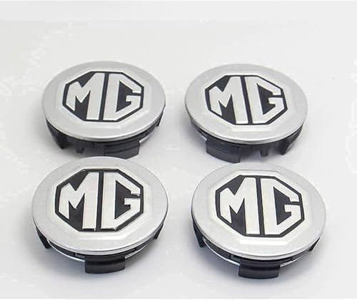 Auto Nabenkappen für MG MG4 2022-2023 56mm,Reifen Felgen Zubehör Radnaben Nabenkappen Nabendeckel Radnabenabdeckung Felgenkappen Radkappe Logo