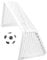 Mini Dollhouse Soccer Goal Set - White Iron Football Goal with 28Mm Mini Soccer Ball for Doll House Decoration