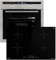 Conjunto: 60cm Horno electrico empotrable EB8013ED + 77cm Placa induccion IH87704RL | Rotisserie | Sensor de temperatura del núcleo | Parrilla | Aire caliente | SET8013IH877RL