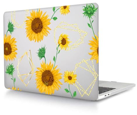 Estuche Dura para MacBook Pro 15 Pulgadas A1398 2015 2014 2013 2012 Versión con Pantalla Retina, Funda Protettiva Delgada in Plastica, Girasol