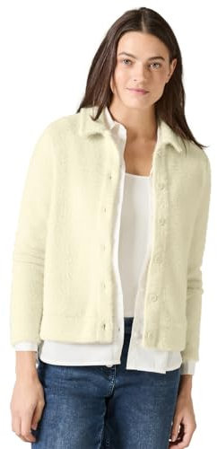 Cecil B322269 Cordigan con Filo di Piuma, Beige Sabbia Grezza, L Donna