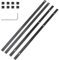 Yuiturt Rail de Guidage pour Makita Kit, 4Pcs Guide Rail Compatible pour Festool und pour Makita, Connecteur de Rail de Rideau