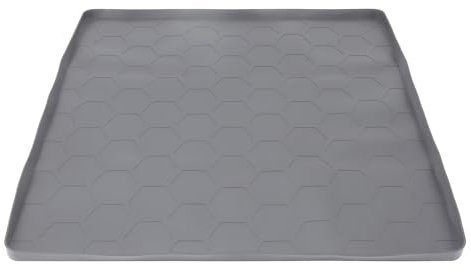 Tapis sous la Machine à Laver, Tapis en Silicone Professionnel Léger et Anti-Fuite pour Réfrigérateur et Sèche-Linge (Gray)