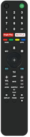 VINABTY RMF-TX500B Ersatz Sprachfernbedienung Kompatibel mit Sony TV XBR-85X807H 85X805H 75X807H 75X805H 65X807H 65X805H 55X807H XBR-55X805H 49X805H RMF-TX500U