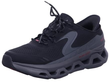 Skechers Herren Glide-Step Altus Trainer, Black Hotmelt/Mesh/Charcoal Trim, 46 EU