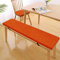 Juego de banco de jardín para exteriores con cojines de 2, 3 y 4 plazas, muebles de patio para jardín, patio, cocina u oficina, cómodas almohadillas lavables, color naranja, 80 x 30 cm