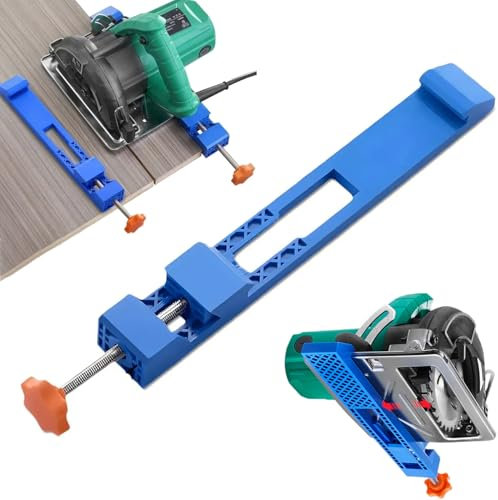 Guida di base della macchina da taglio regolabile, Guida per sega circolare, Guida per skateboard taglio a strappo, Morsetto di posizionamento per fresatura del legno di precisione, Accessori per sega