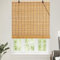 Bambusrollo Jalousien Bambus Rollo Bambus Raffrollo Natur Holzrollos Sonnenschutz Jalousien, Sonnenschutz und Atmungsaktiv, für Hofgarten, Balkon, Terrasse-Brauner B-Stil-45x200cm(Breite x Höhe)