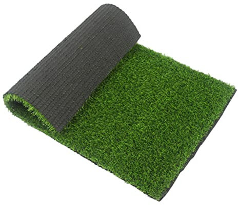 TINEASUR Artificial Grass Door Mat Non-Slip Outdoor Floor Mat for Entryway Fake Turf Rug for Home Decor Mat with Drainage for Use