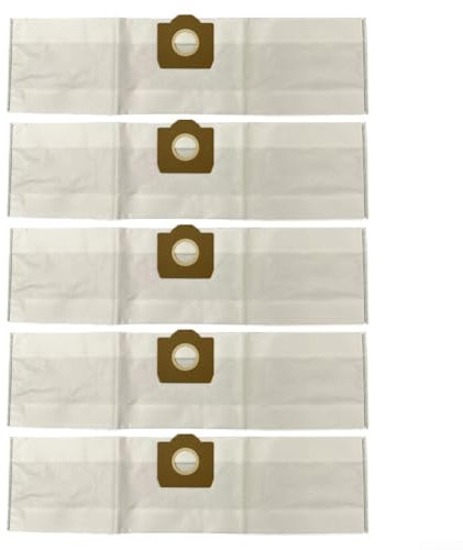 Lot de 5 sacs d'aspirateur de rechange pour aspirateur Karcher, pour modèles 6.959-130/A2204/WD3300/MV3/WD3