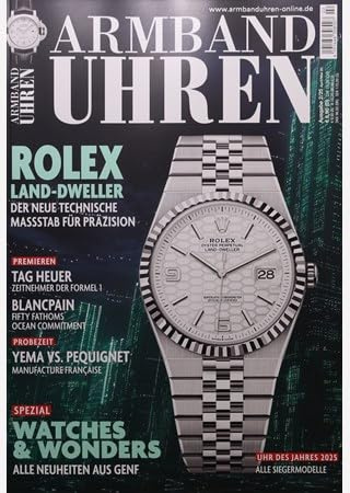 ARMBAND UHREN 2/2025 Rolex Land-Dweller / Spezial: Watches & Wonders