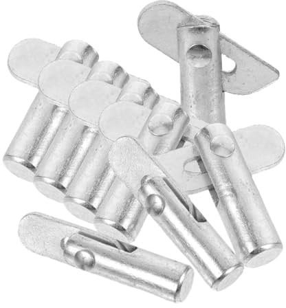 DECOMELODY Gerüstbefestigungsbolzen 10 Stück Eisen Austauschbare Sicherungsstifte Kompakte Gerüstteile Für Schnelle Montage Und Tägliche Nutzung