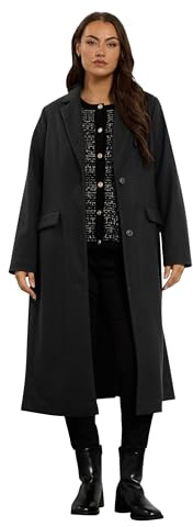 EVANS Curve Premium Longline City Coat - Women's - Plus Size Curve