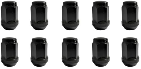 TRACER 10x Radmutter M12x1.25 Kegelbund geschlossen 60° 34mm | Schlüsselweite 19mm kompatibel mit Renault Alaskan Alaskan 4x4 Pulse Scala