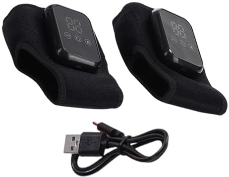 Heating Foot Massager - Rechargeable Heel Wrap Warmer - Heated Ankle Wrap | for Long Driving Workout Relaxation Elderly Adults Women