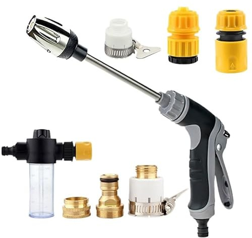 Jetterix Pressure Washer Nozzle Original, Power Jet Ugello per Tubo Pistola, per Pulizia di Autolavaggio, Vialetto, Terrazzi e Giardin