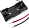 BeMatik - Battery Compartment. Porte-Pile Plat pour 2 Piles AAA LR03 1.5V