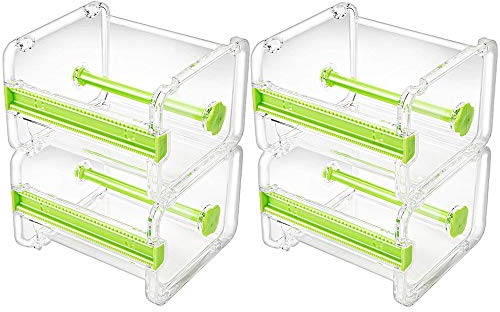 molshine 4 Stück Washi-Tape-Abroller,Klebebandspender Rollband-Halterung,Organizer,Abdeckband,Tischband,Heimwerker-Klebeband,Klebeband-Halterung-Grün