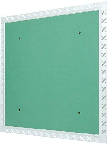 MW multi werkzeug Revisionsklappe 400 x 400 mm mit Gipskarton-Einlage imprägniert für Massivwand mit Einputzrahmen 40 x 40 cm