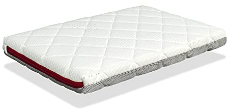 DORMISSIMO Babymatratze 90x40 Mini Duo VISCO Höhe 7 cm Abnehmbarer, waschbar, viskoelastisch und atmungsaktiv