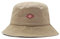 CLAPE Cotton Twill Bucket Hat Faltbare Einfarbige Fischerhut Patchwork Anglerhut Sommer Schlapphut Breite Krempe Eimer Hut Freizeithut, Khaki