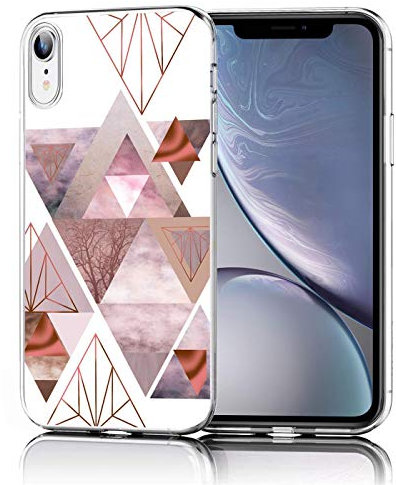 Verco Coque pour iPhone XR, Bumper Housse Etui de Protection pour Apple iPhone XR Coque Silicone, Pentacle