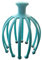 UKKD Brosse à shampoing 2Pc Headheld Headheld Head Spa Scalp Massager Avec 12 Griffes De Rouleau À Billes De Fer Carbone À Griffe Brosses De Massage De Soins Capillaires