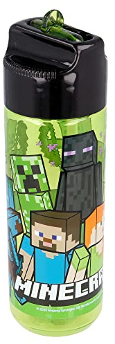 Stor Minecraft Wiederverwendbare Tritan-Wasserflasche, 540 ml