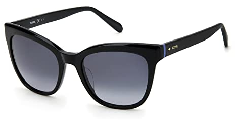Fossil Fos 2111/s 807/9O BLACK Sunglasses Women's Acetate, Standard, 53