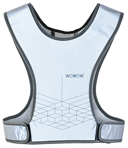 Wowow Europe bv Unisex Radwarnweste-2010022961 Radwarnweste, Vollständig reflekt, M