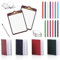 cobee Dollhouse Mini Book Clipboard Buntstift Set,19 STÜCKE Puppe Schulbedarf Sets Miniatur Buch Zwischenablage Wachsmalstift 1:12 Puppenhaus DIY Dekor Puppe Schule Spielset Zubehör