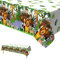 Xinvery Safari Dschungel Tischdecke Geburtstag, Dschungel Tier Party Tischdecke Urwald Safari Tiere Tischdecke Plastik Wasserdicht für Geburtstag Wild One Baby Party Deko 137 x 274cm