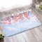 Bad Fußmatte, Teppich Küche 50X80cm Rosa Weiß Himmel und Kirschblüten Muster für Stark Frequentierte Bereiche Außerhalb des Hauses