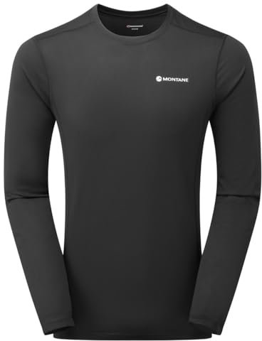 Montane T-Shirt Brand Model Dart Lite Long Sleeve T-Shirt Black XS