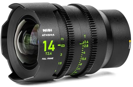 NiSi Athena 14mm T2,4 Prime Cine Objektiv für Sony E-Mount | (Ohne Drop-In-Filter)